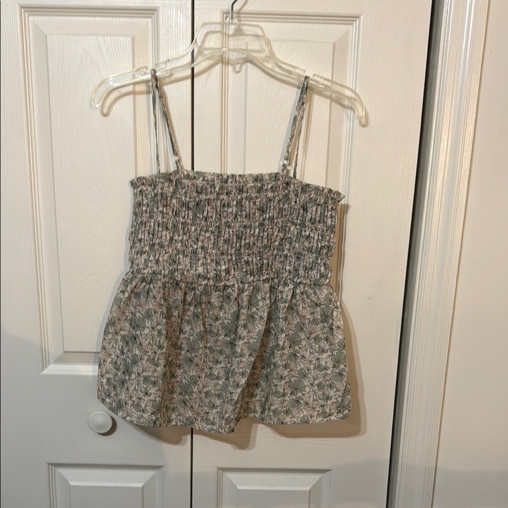 Floral Smocked Women's Top